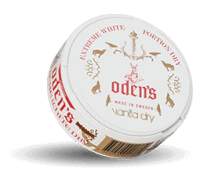 Odens Vanilla Extreme White Dry Portion Snus