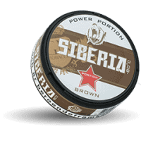 Siberia Brown Extremely Strong Snus Portion