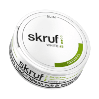 Skruf Slim Original White Portion Snus