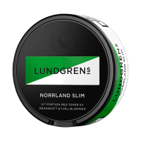 1407L - Lundgren's Norrland Slim White Portion Snus, floral taste